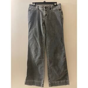 Eddie‎ Bauer Women's Size 6 Corduroy Pants Wide Leg Blue